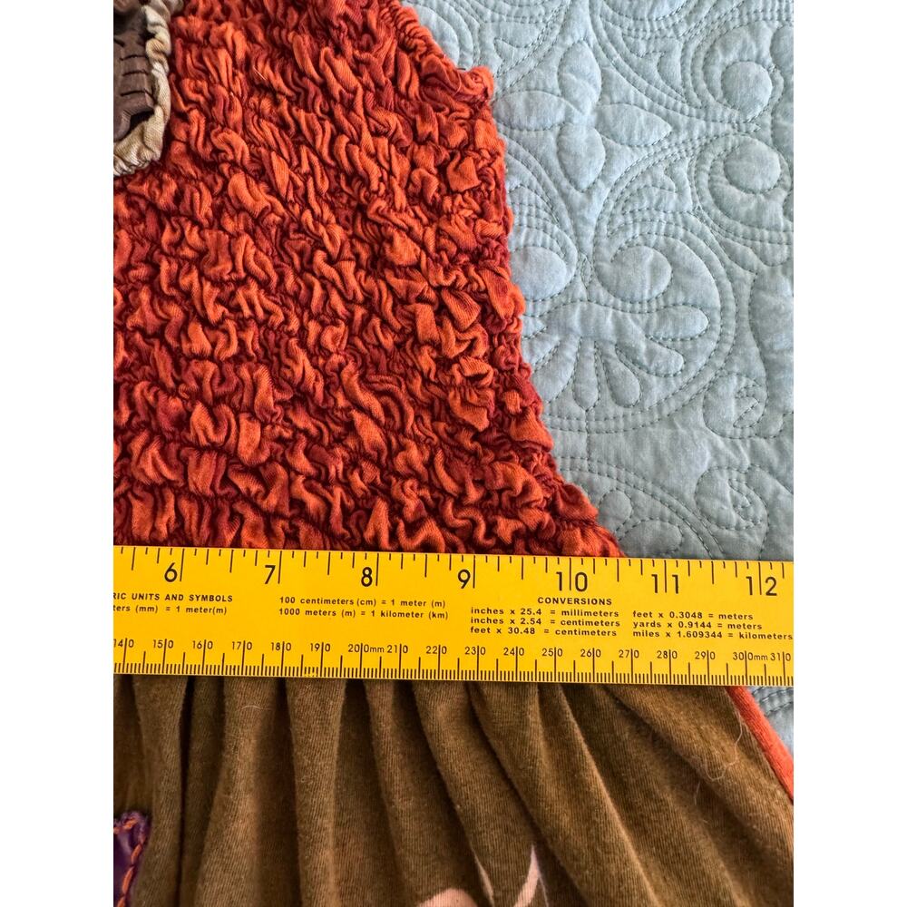 Rising International Strappy Dress Small Boho Applique - Picture 6 of 7